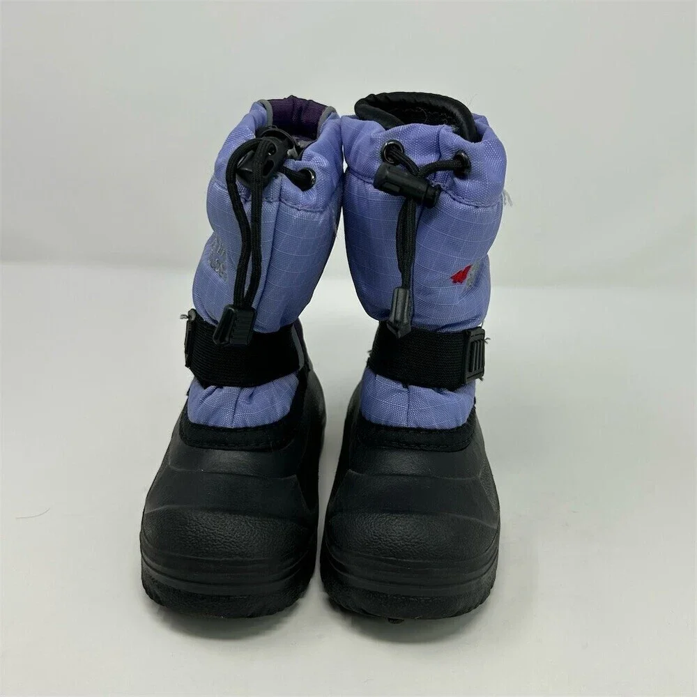Baffin Mustang Kids Winter Snow Boots Purple Lavender Insulated Mid-Calf Size 8